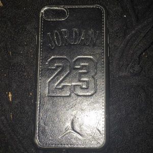 Black Jordan 23 case for iPhone 6 or iPhone 7